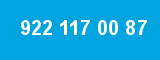 922 117 00 87